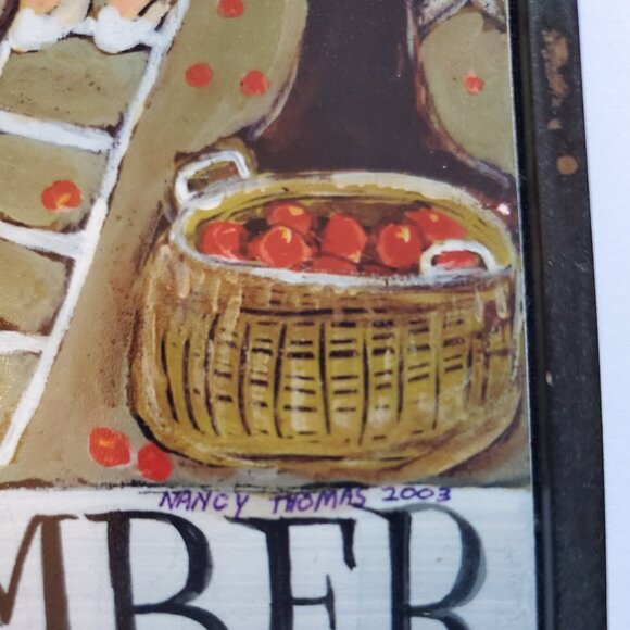 Nancy Thomas 2003 September Plaque from Children's Series - Picture 8 of 10